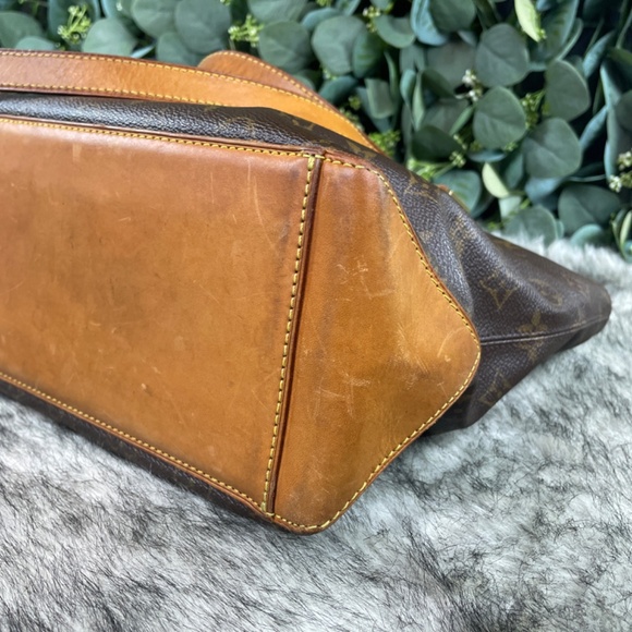 VTG Louis Vuitton Cabas Piano Monogram Hand Tote Bag Coated Canvas, Vachetta - Picture 6 of 17